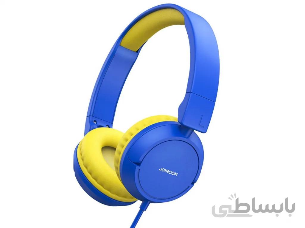 هدفون سیمی جویروم Joyroom Kids wired headphones JR-HC1 ا Joyroom Kids wired headphones JR-HC1