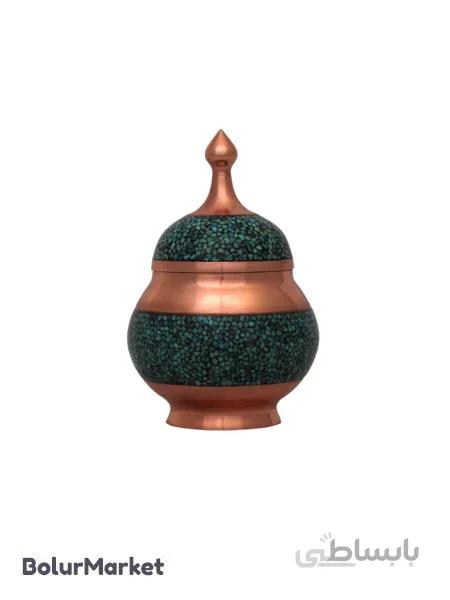 قندان فیروزه کوب مدل MFZ۴ ارتفاع ۱۰ سانتی متر