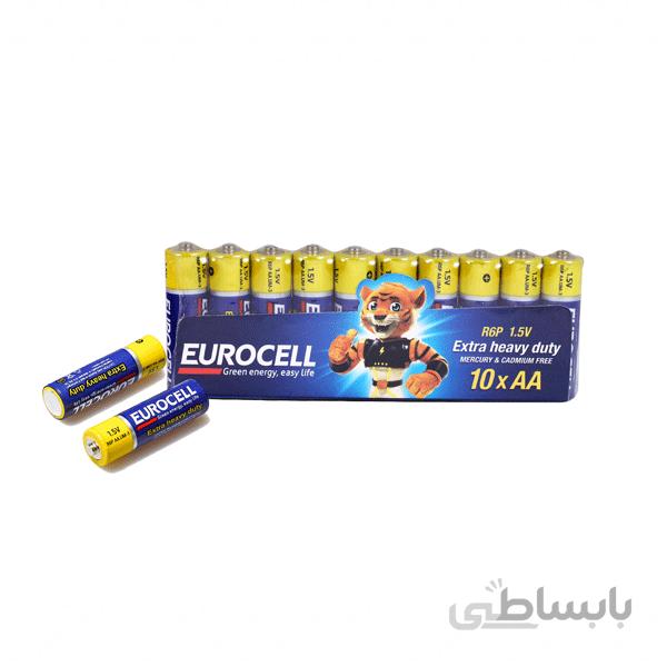 باتری قلمی Eurocell Ultra Alkaline شیرینگ - 10 عددی
