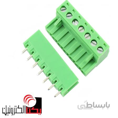 ترمینال فونیکس 7 پین صاف بافاصله پایه 5.08