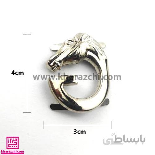 خرج کار تزیینی کد 08 اسب نقره ای