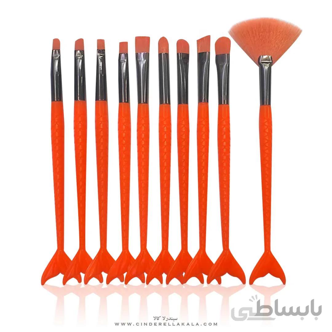 ست براش مدل دسته پری ۱۰ عددی