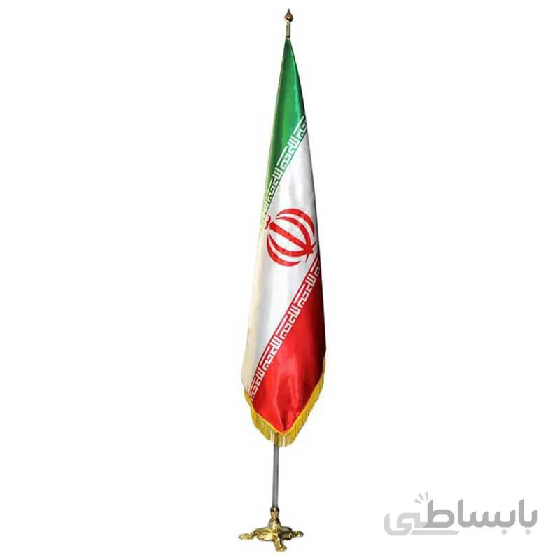پرچم تشریفات ایران مدل ایستاده شهاب تحریر کد 7090