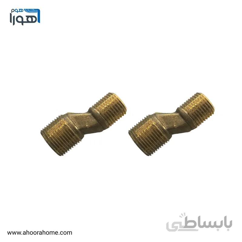 پک 2 عددی زانو لنگی چدنی شیرآلات