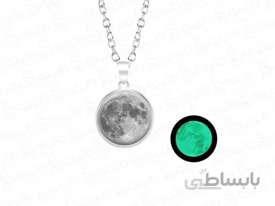 گردنبند شبتاب طرح کهکشان ماه 12236