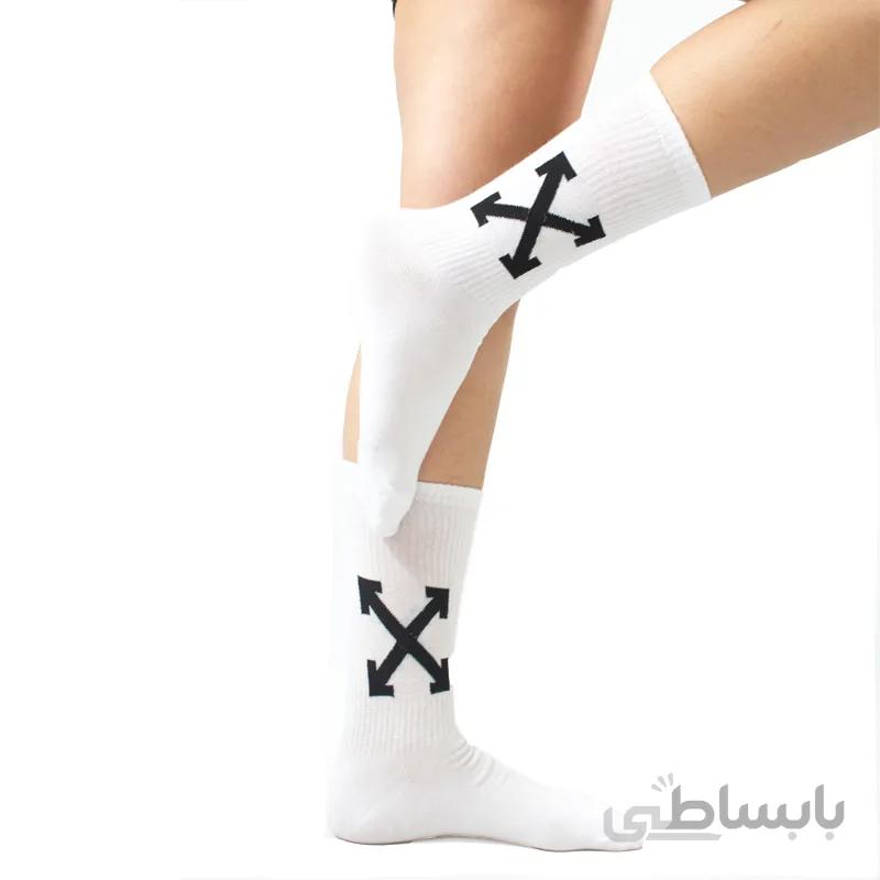 جوراب ساقدار آف وایت سفید آپتیمیست