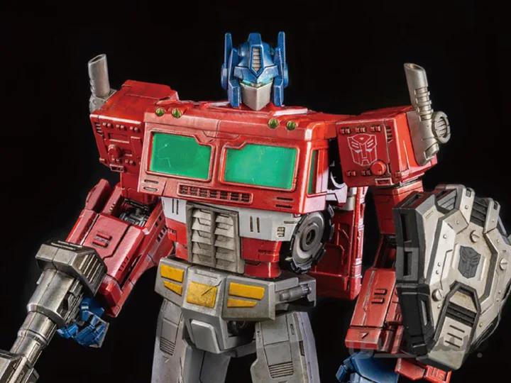 اکشن فیگور آپتیموس پرایم Transformers: War for Cybertron Trilogy DLX Scale Collectible Series Optimus Prime برند تری زیرو