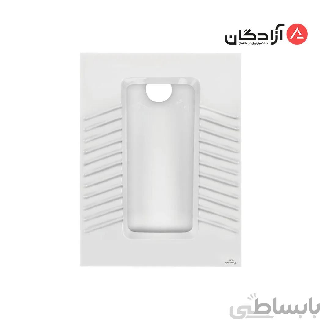 توالت ایرانی مروارید مدل یاریس تخت
