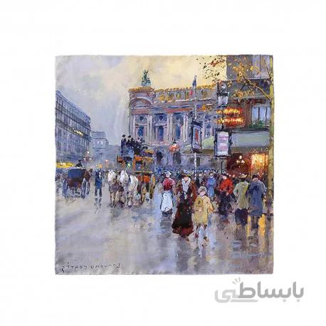 پوشت (دستمال جیب) رنگ روغن خیابان