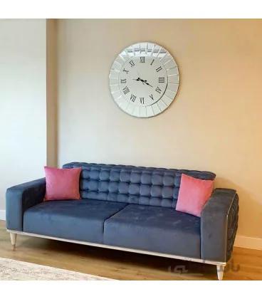 ساعت دیواری آینه ای طرح ویکتور