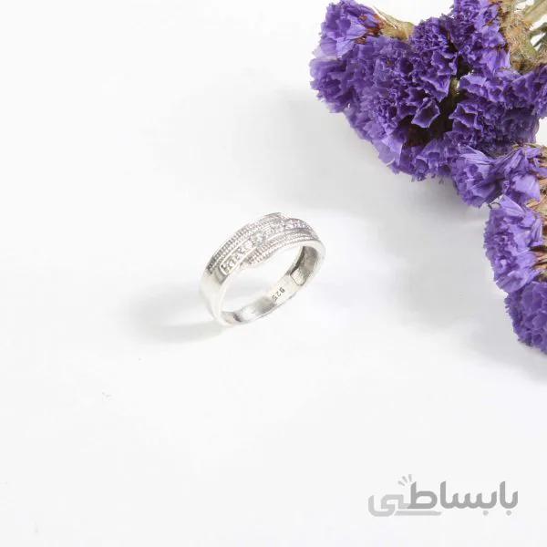 انگشتر حلقه نقره مردانه کد 4959