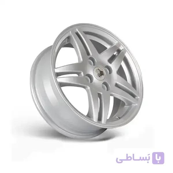 رینگ چرخ نقره ای Tiba سایز 14 اینچ