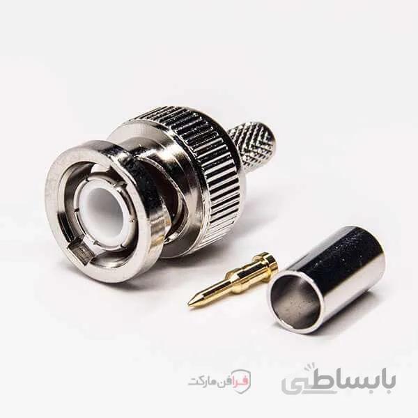 فیش BNC پرسی نر