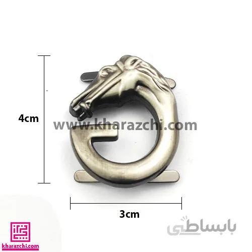 خرج کار تزیینی کد 08 اسب دودی