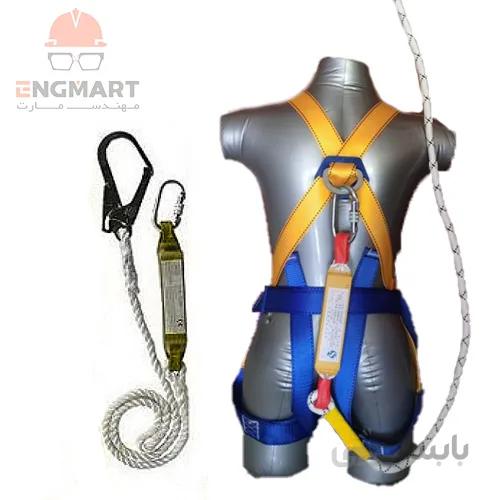 کمربند شورتی قلاب بزرگ دارای شوک گیر european style seat belt