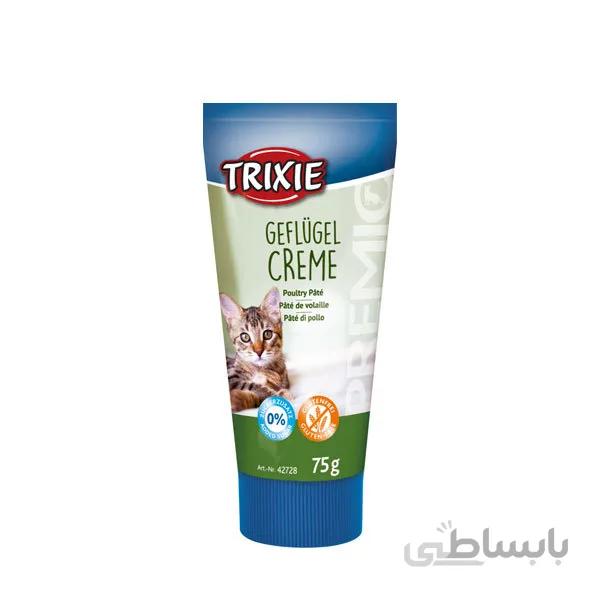 اسنک خمیری گربه با طعم مرغ تریکسی – Trixie Poultry pate