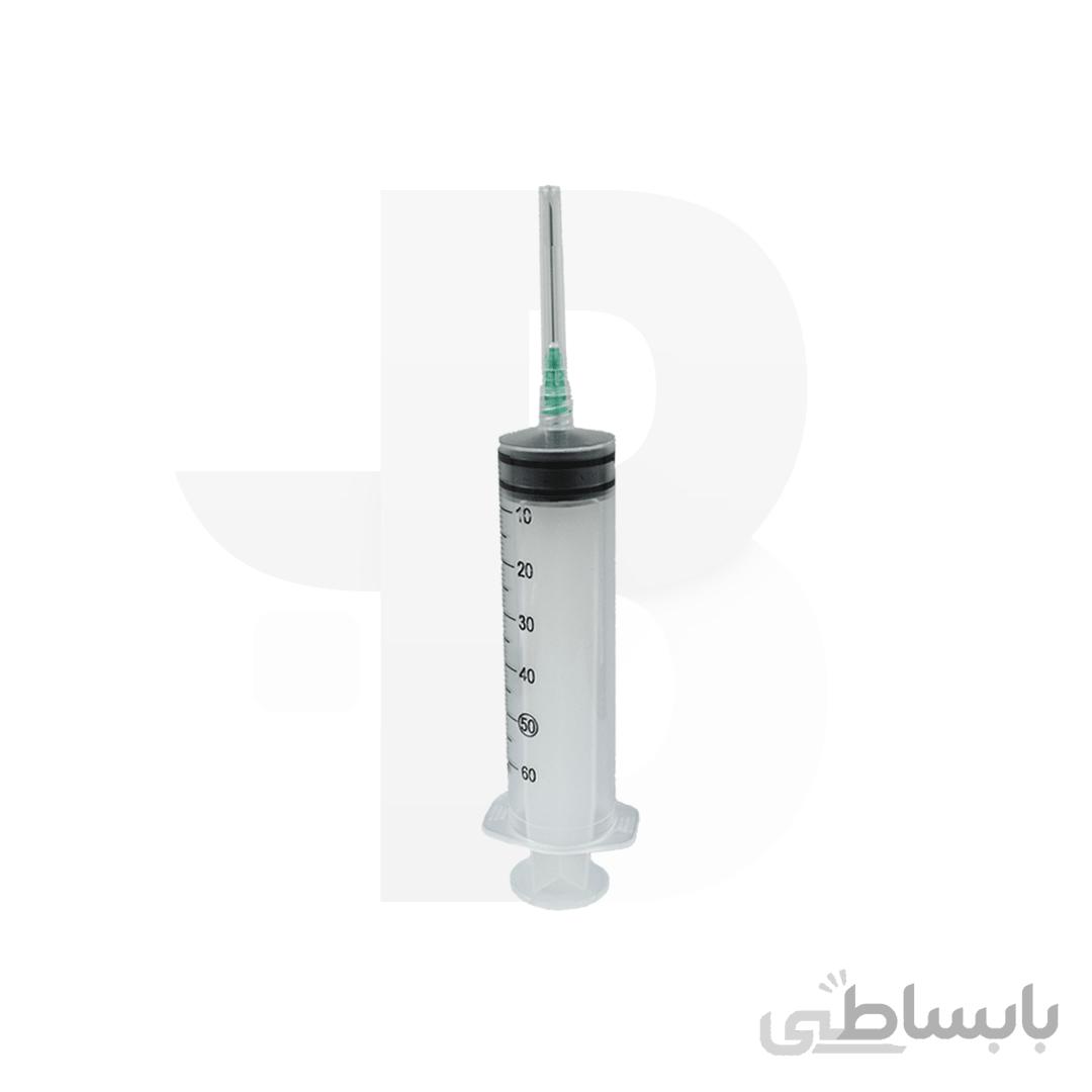 سرنگ ۵۰ سی سی سه تکه لوئر لاک ورید