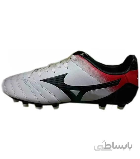 کفش فوتبال میزانو Mizuno Morelia FG White Black Red