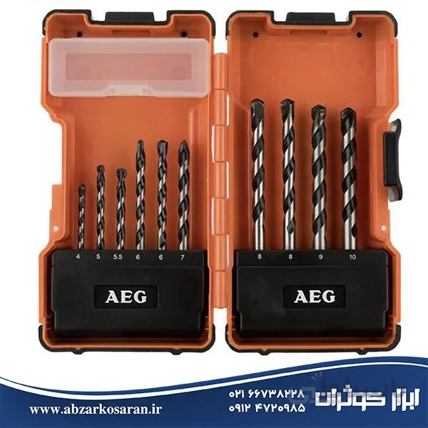 ست 10 پارچه مته الماسه AEG