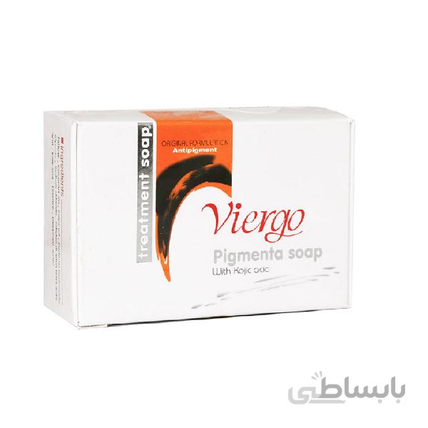 صابون پیگمنتا ویرگو حاوی موثره کوجیک اسید وزن 100 گرم