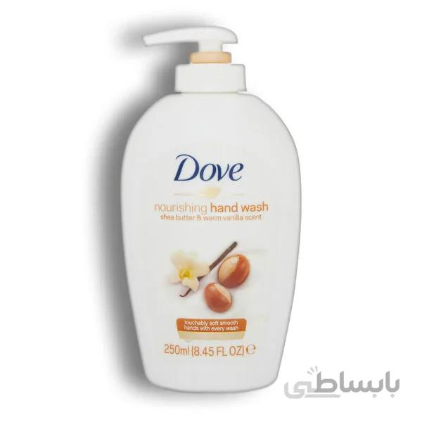 مایع دست داو کرمی ۲۵۰ میل رایحه کره شی و وانیل – Dove Hand wash Shea Butter & Vanilla Scent