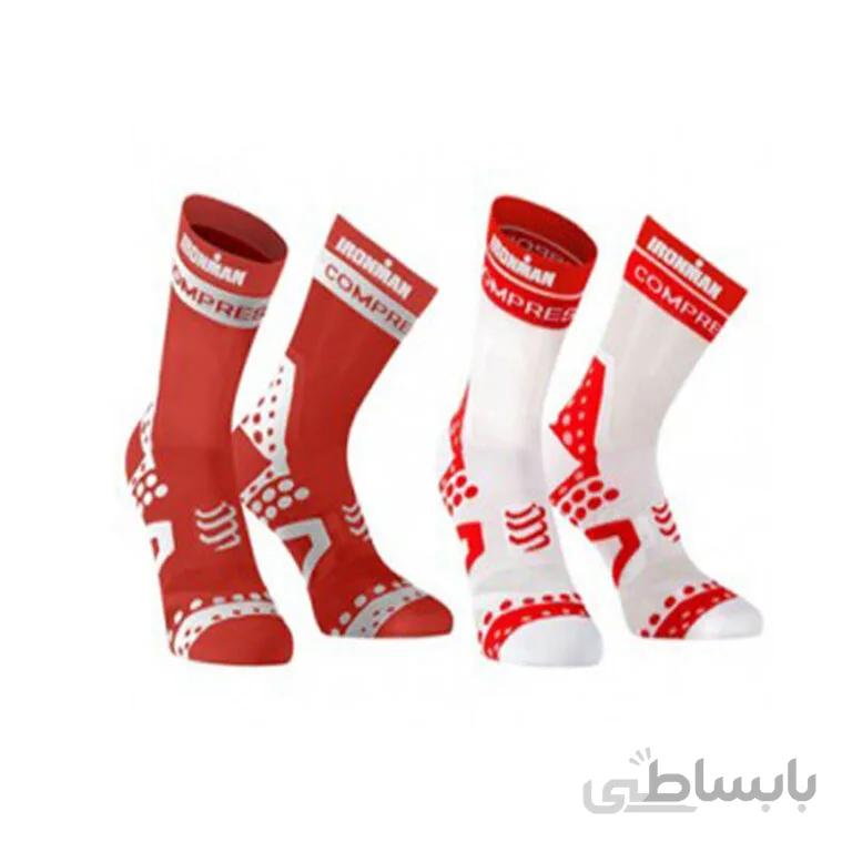 جوراب ورزشی سه گانه آیرومن ا Pro racing Socks Ironman