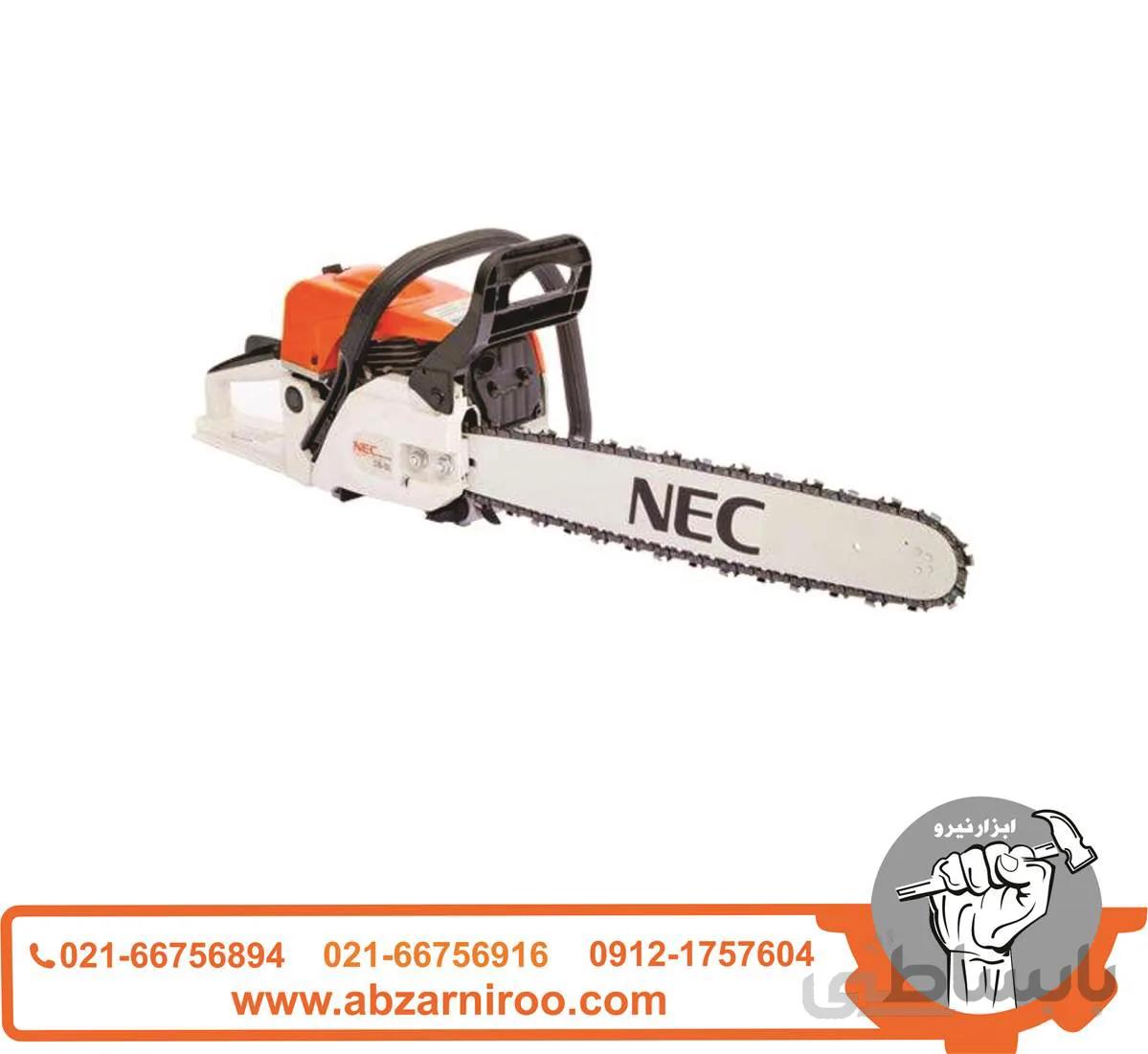 اره زنجیری بنزینی 40 سانتی ان ای سی مدل DB-40 ا NEC Petrol Chain Saw Model DB-40