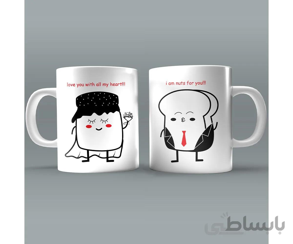 ماگ دونفره فانتزی