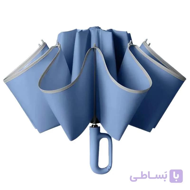 چتر گلد ایر مدل وارونه دسته کارابینی کد CR-105cm — تصویر 1