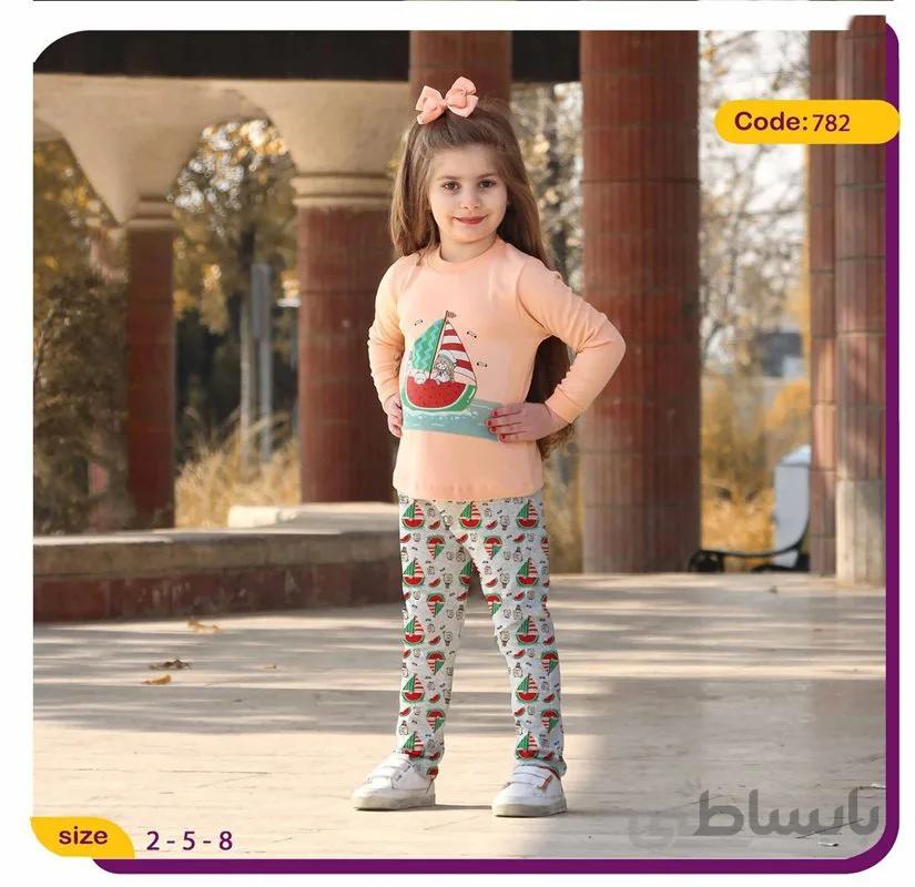 بلوز شلوار قایق یلدایی کد ۱۲۸۵