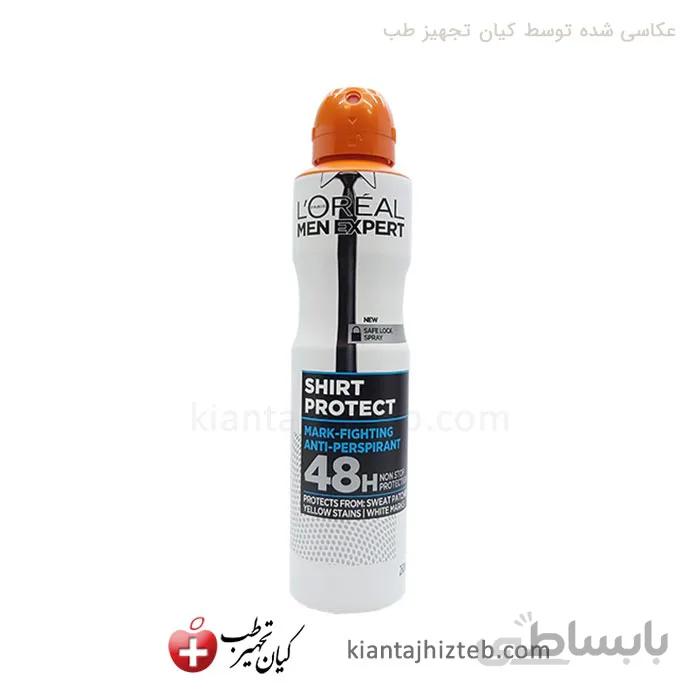 اسپری ضد تعریق مردانه لورال Shirt Protect رایحه خنک و ملایم 250 میل