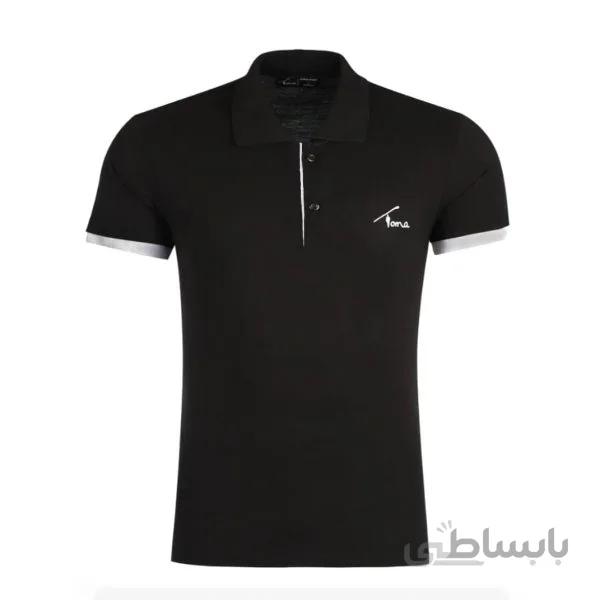 تیشرت یقه دار مردانه مدل T.Black ا مدل T.Black