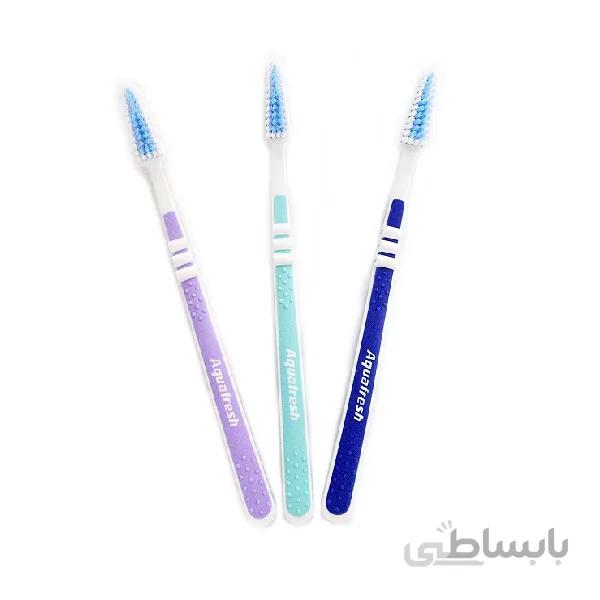 مسواك آكوا فرش - Aquafresh مدل Flex سایز Medium