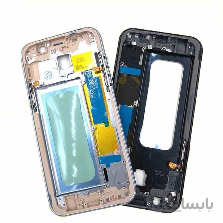 فریم دور ال سی دی سامسونگ Middle Housing Frame Samsung a720/A7 2017 ا فریم ال سی دی گوشی سامسونگ (A7 2017) Samsung Galaxy A720