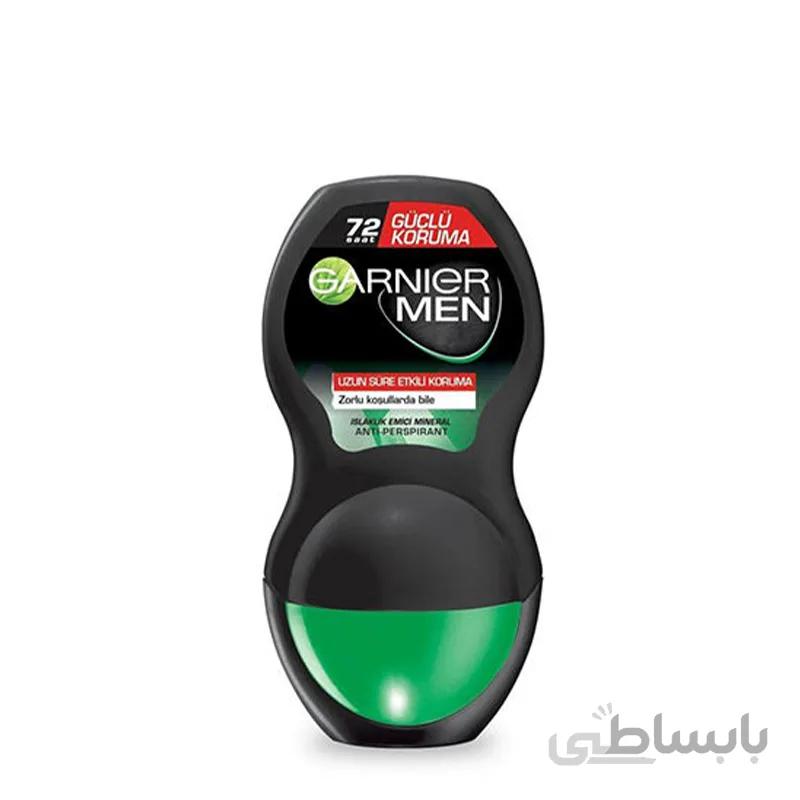 رول ضد تعریق مردانه مدل گوکلو کروما گارنیر حجم 50 میل ا Guclu Koruma Roll On Deodorant For men Garnier