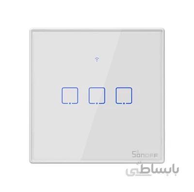 کلید هوشمند 3پل ساناف بدون نیاز به تغییر سیمکشی مدل T2