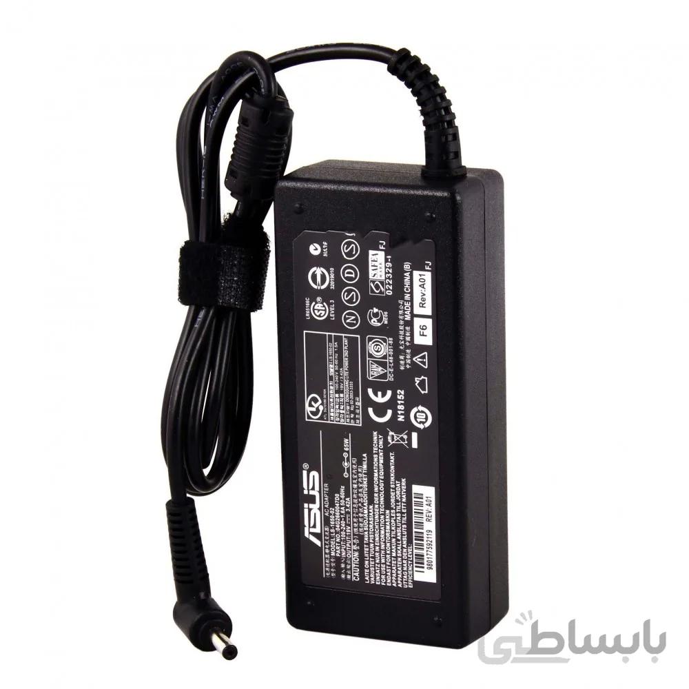 شارژر لپ تاپ Asus 19V 3.42A اورجینال سر کوچک PU500