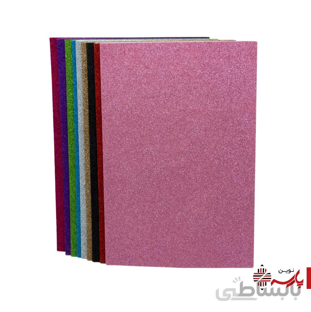 فوم گلسازی چسبدار اکلیلی A4 ده عددی بی نام