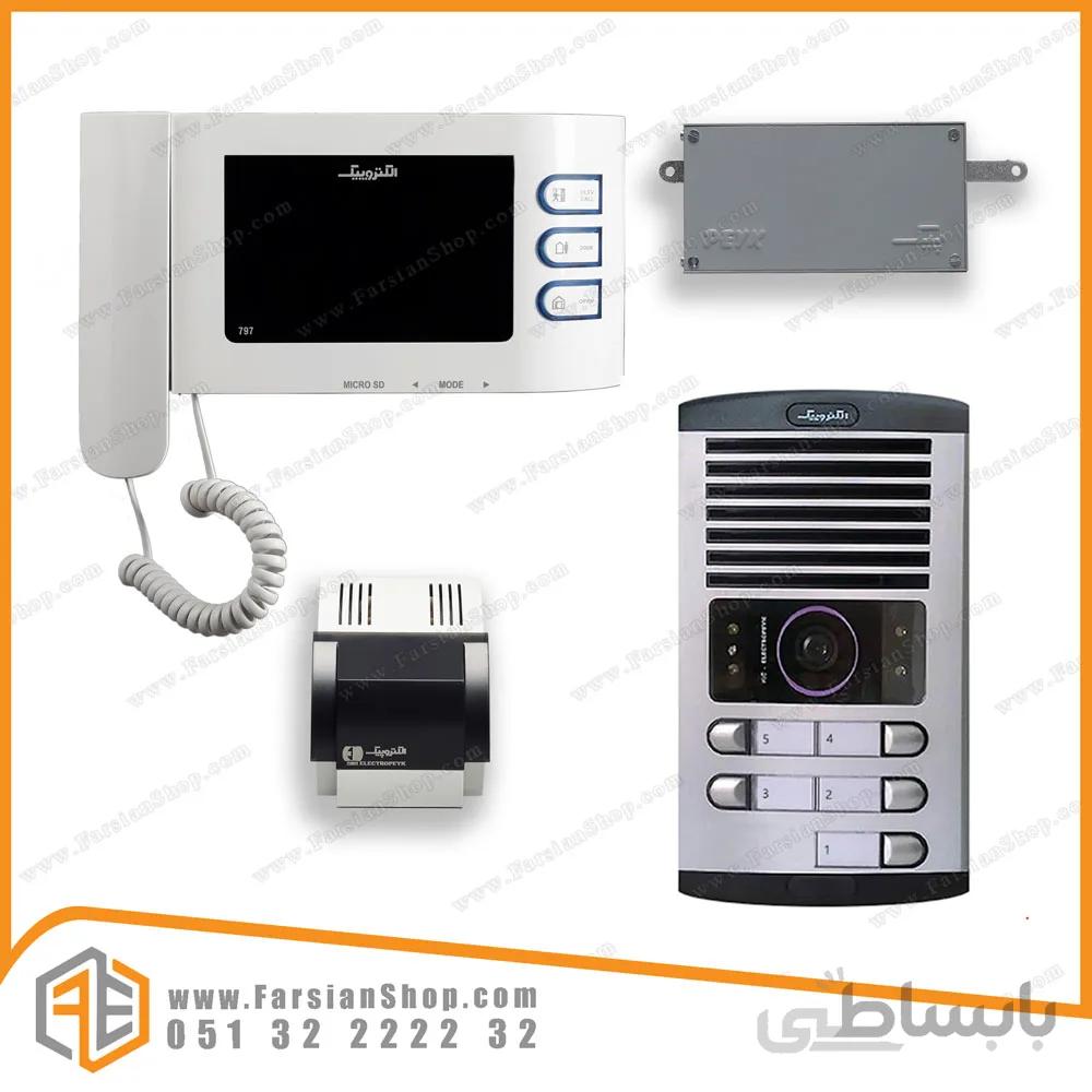 پکیج کامل آیفون تصویری الکتروپیک مدل ۷۹۷ با پنل ۱۰۸۶