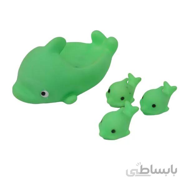 پوپت وان کودک 4 عددی دلفین مادر و بچه