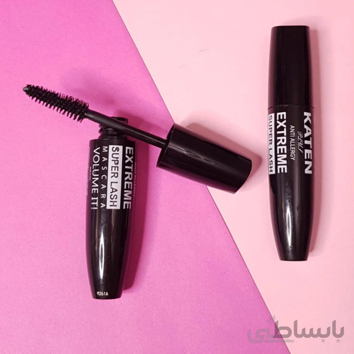 ریمل چشم کاتن KATEN مدل آنتی آلرژی سوپرلش ماسکارا anti allergy superlash