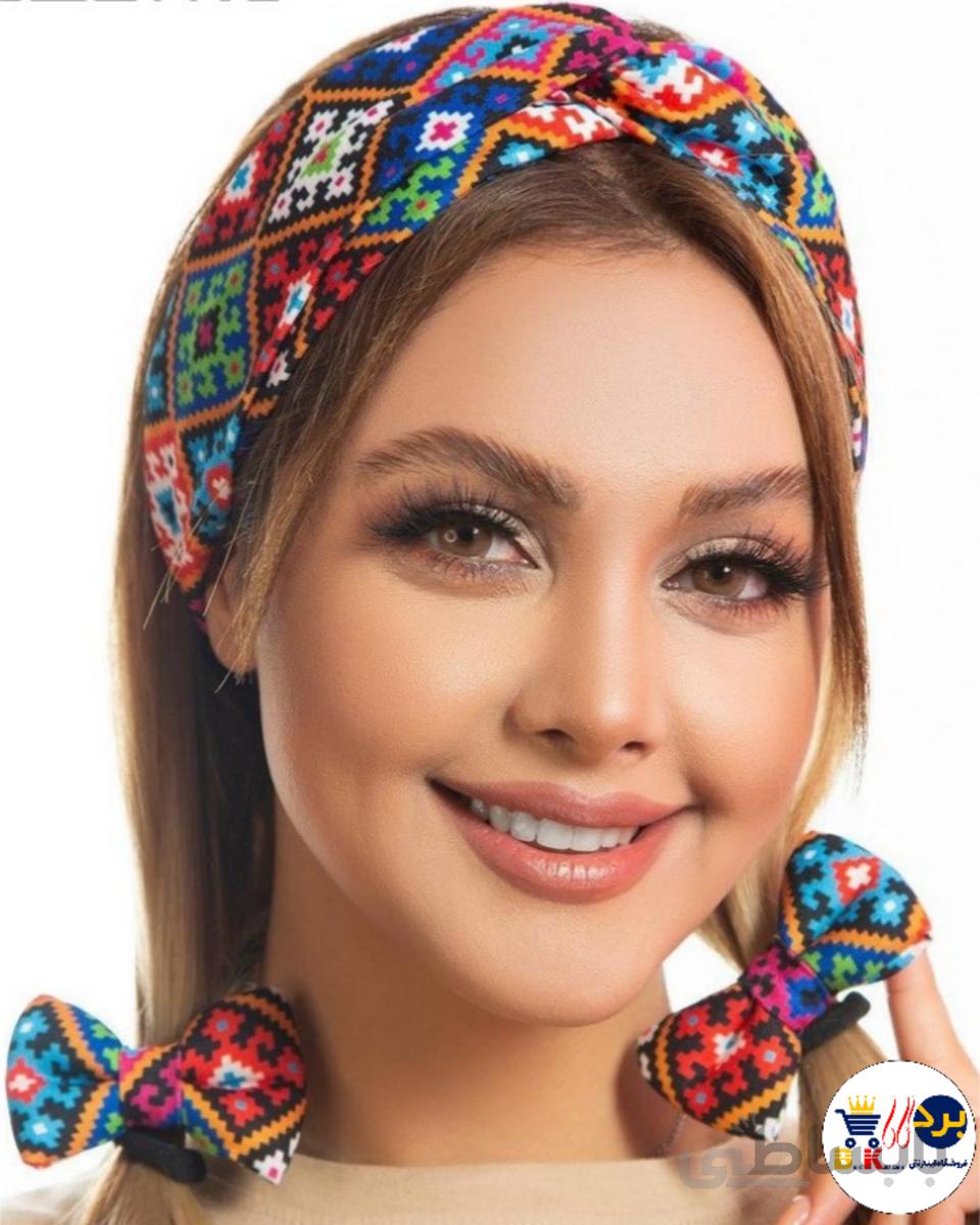 سربند و کش موی پفکی پاپیونی
