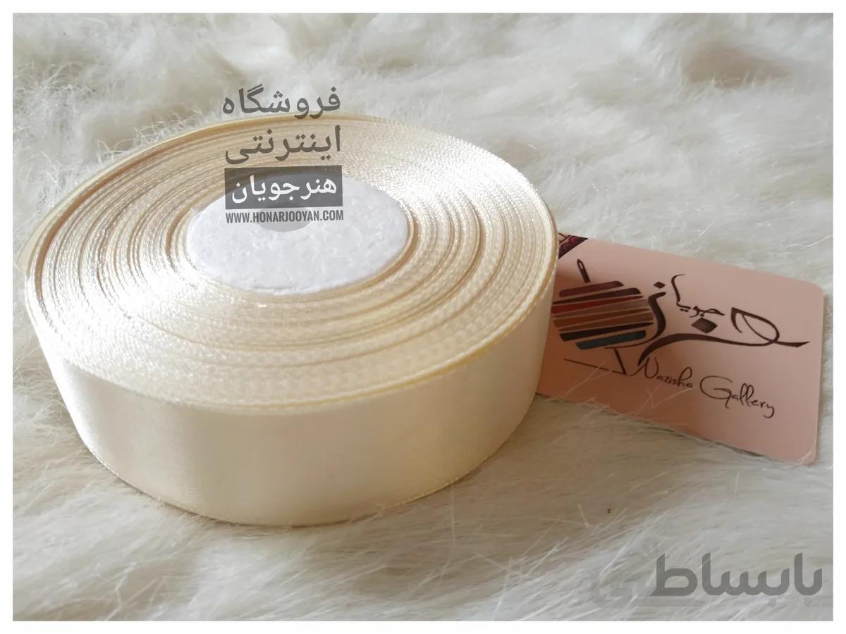 روبان ساتن 2.5 سانت شیری رول کامل