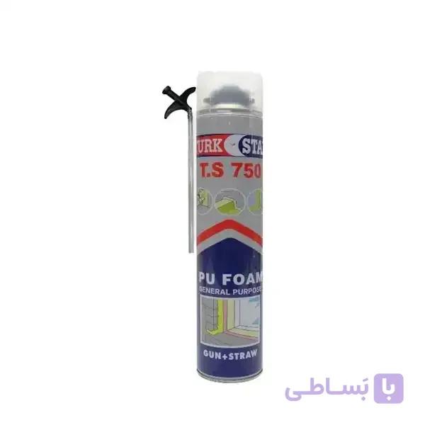 اسپری فوم درزگیر پلی اورتان ترک استار مدل T.s 750