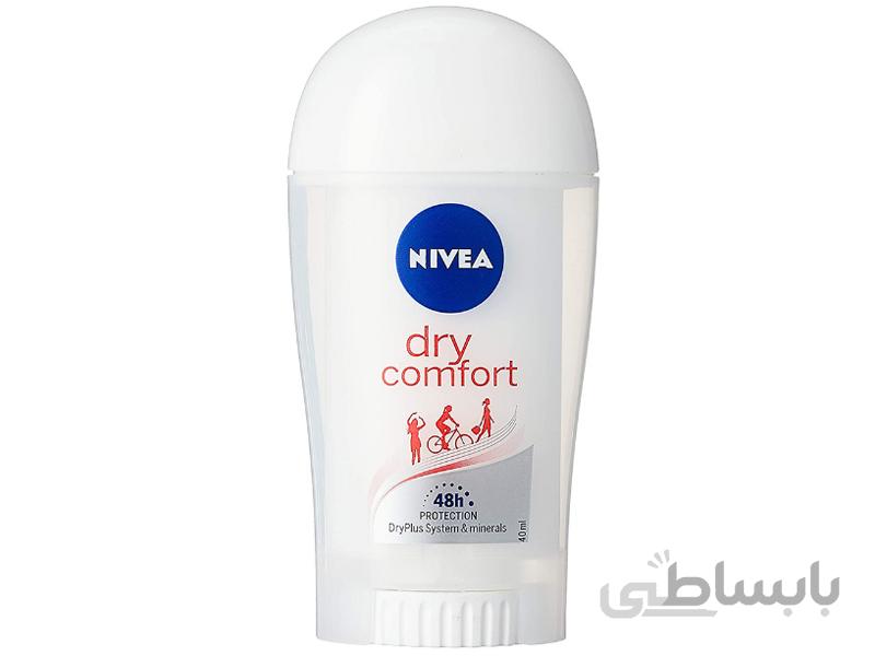 استیك ضد تعریق زنانه مدل Dry Comfort نیوا ۴۰میلی ا nivea dry comfort plus women stick