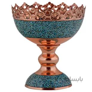 اجیل خوری فیروزه کوب اثر اقاجانی ارتفاع 16 سانتی متر کد AGF 03