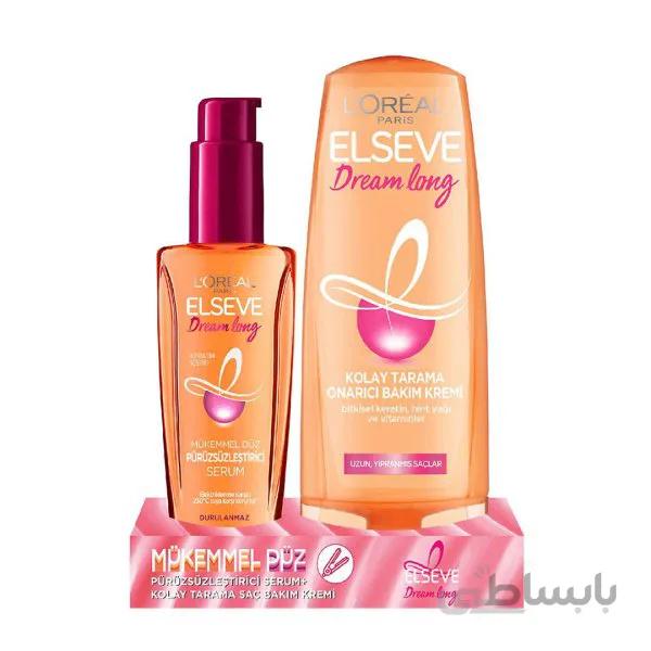 ست نرم کننده و سرم مو برای موهای آسیب دیده و بلند لورال Loreal
