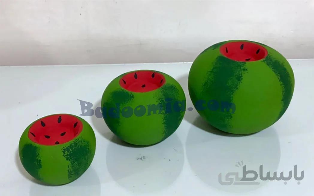 شمعدان توپی مدل هندوانه یلدا ❤️