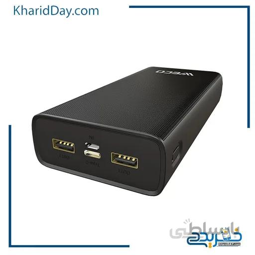 شارژر همراه وکو مدل WE-04 ظرفیت 20800 میلی آمپر ساعت