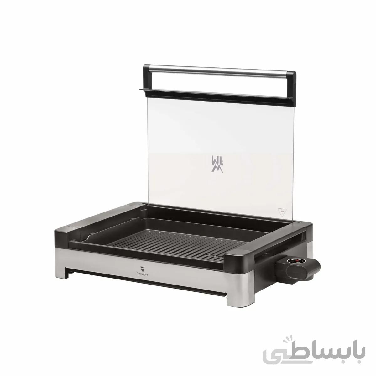 گریل دبیلو ام اف مدل WMF Lono Tischgrill gerippt mit Glasdeckel